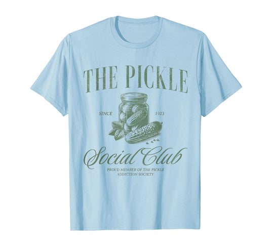 Pickle Social Club Canning Season Vintage Pickle Jar T-Shirt