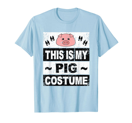 Retro Pig Costume Shirt Adult Women Men Kids Toddler Baby T-Shirt