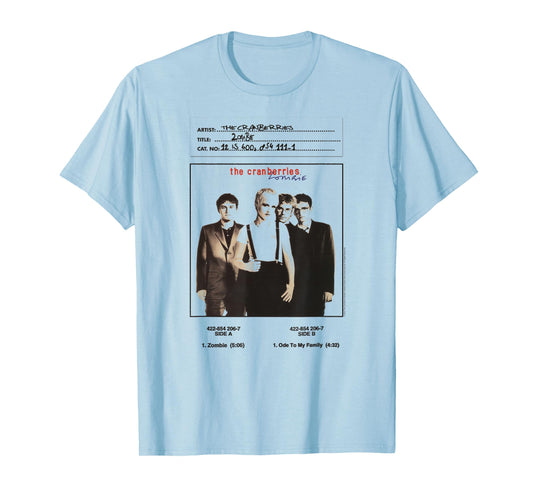 The Cranberries Zombie Vinyl Handwritten Vintage Band T-Shirt