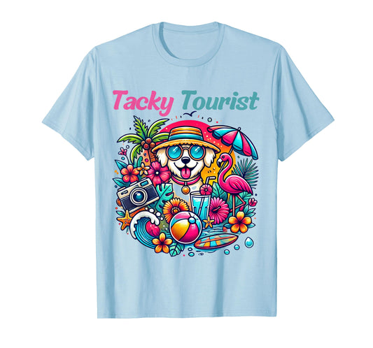 Vacay Tacky Tourist Outfit Wacky Cruise Costume Idea Tacky T-Shirt