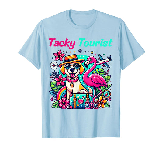 Vacay Tacky Tourist Outfit Wacky Cruise Costume Idea Tacky T-Shirt