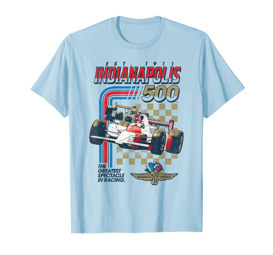 Indy 500 The Greatest Spectacle In Racing EST. 1911 Poster T-Shirt