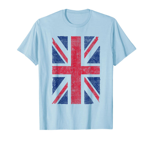 Retro Union Jack Vintage British Flag Great Britain Souvenir T-Shirt
