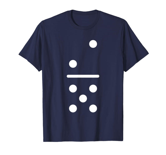 Domino Game 2 5 Dots Matching Halloween Group Costume T-Shirt