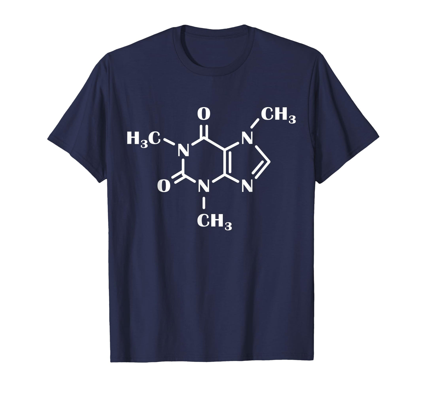 Caffeine Molecule | Coffee Shop Barista | Organic Chemistry T-Shirt