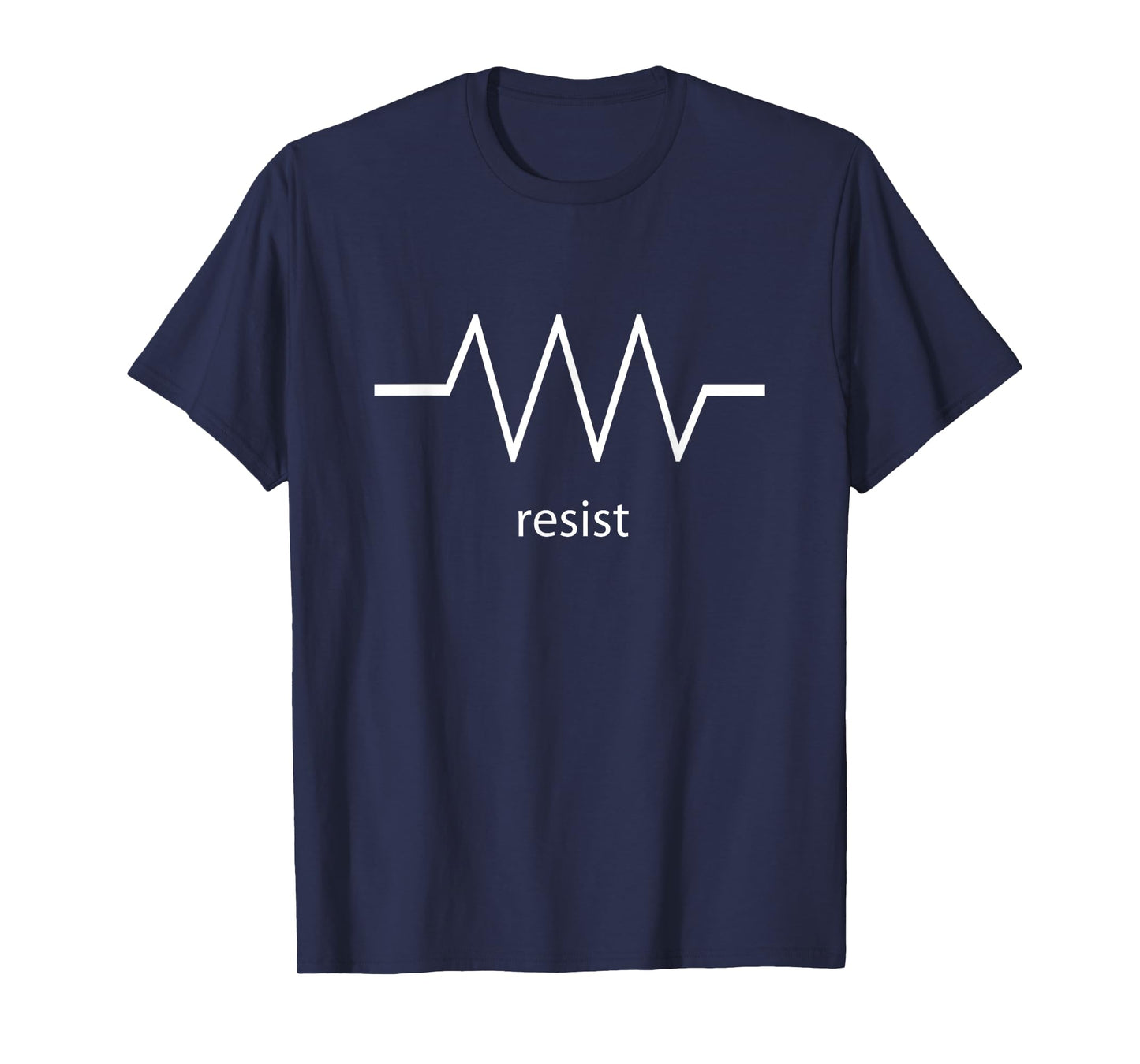 Revolution mens T-shirt resist T Shirt, Blue, Small US