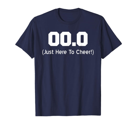 00.0 Just Here To Cheer Running Spectator T-Shirt