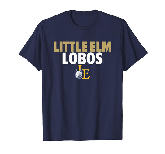 Little Elm Lobos Logo Bold HS T-Shirt