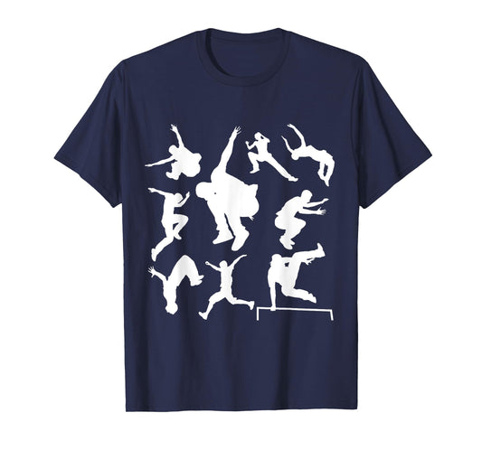 Vintage parkour boys Shirt parkour Lovers for men and girls T-Shirt