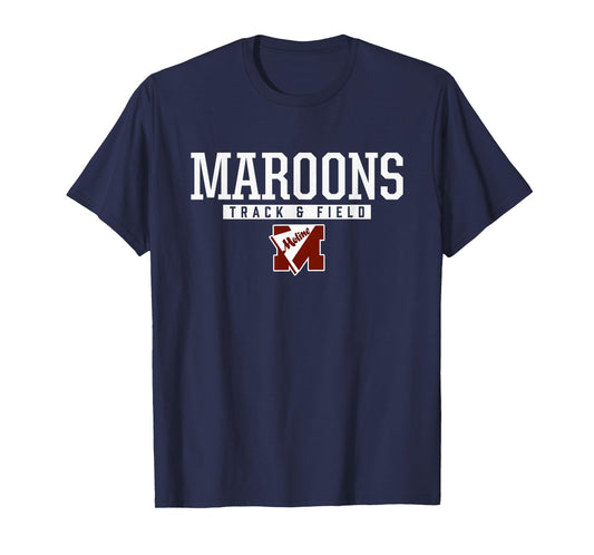 Moline Maroons Logo Track & Field HS T-Shirt