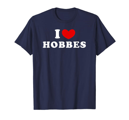 I Love Hobbes, I Heart Hobbes T-Shirt