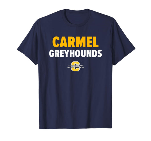 Carmel Greyhounds Logo Bold HS T-Shirt