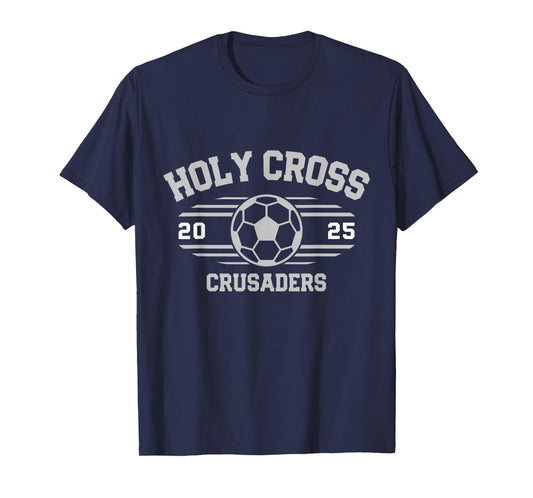 Holy Cross Crusaders Soccer Ball 2025 T-Shirt