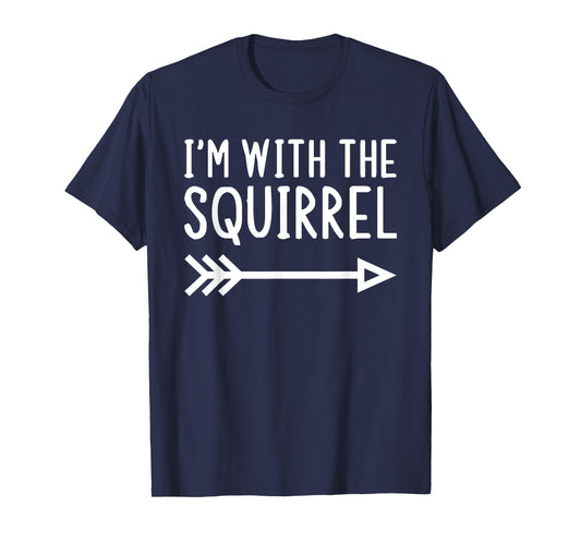I'm With The Squirrel Funny Matching Halloween Costume T-Shirt