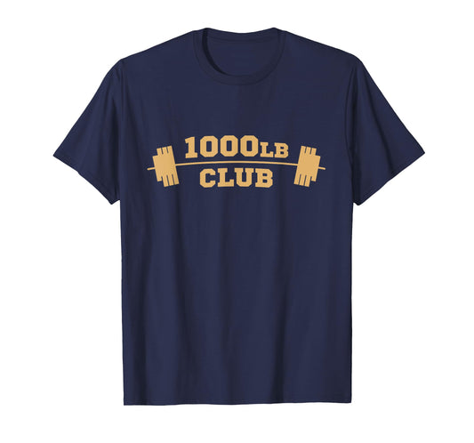 1000lb Club Weightlifting T-Shirt - Strong Powerlifting Tee T-Shirt