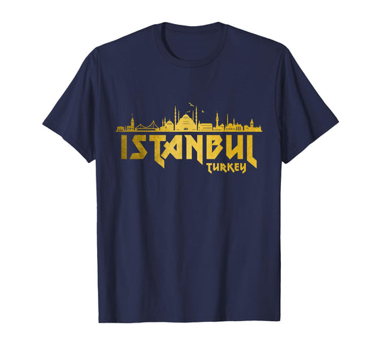 Istanbul Skyline Turkey Turkish Pride Souvenir Turkiye T-Shirt