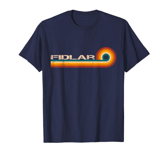 Fidlar Retro Stripes Musician Vintage T-Shirt