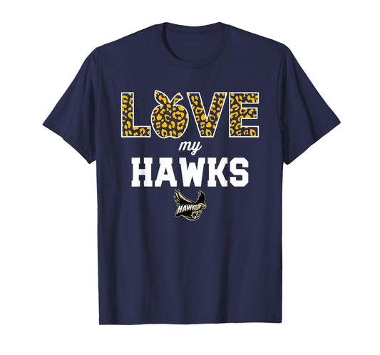 El Dorado Hawks Logo Love My Team HS T-Shirt