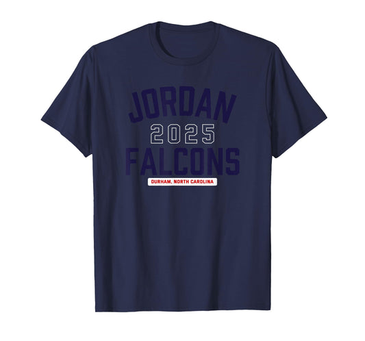 Jordan Falcons Durham, North Carolina 2025 T-Shirt