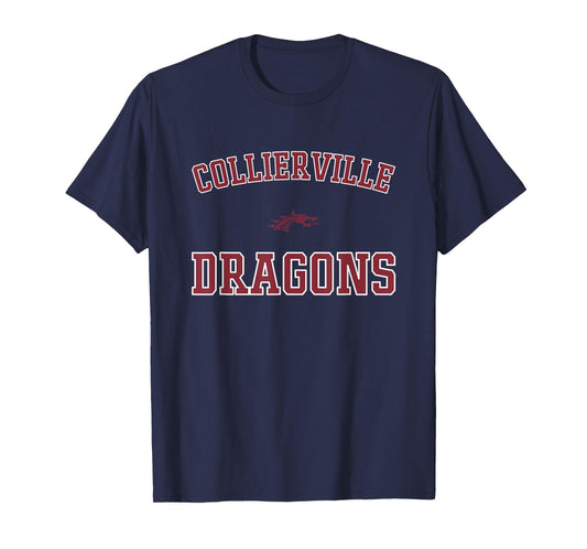 Collierville Dragons Logo Varsity HS T-Shirt