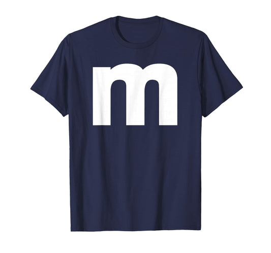 Letter M Capital Alphabet, Groups Halloween T-Shirt