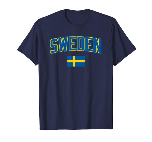 Sweden Gift Flag Sverige Vintage Sweden Malmö Swedish T-Shirt