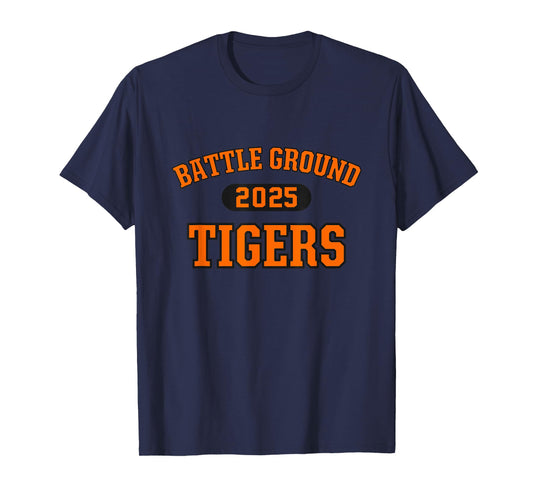 Battle Ground Tigers High School Arch 2025 T-Shirt
