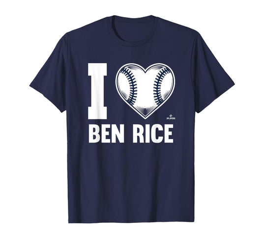 I Heart Ben Rice Prospect Baseball Fan Gear T-Shirt