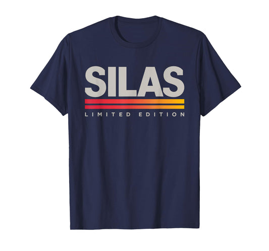 Silas Limited Edition Vintage Custom Name Husband Grandpa T-Shirt