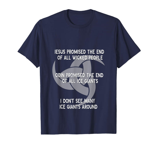 "Jesus or Odin" Satirical Funny T-Shirt