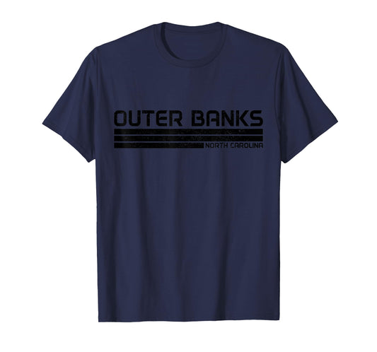 Outer Banks North Carolina Retro Vintage Souvenir T-Shirt
