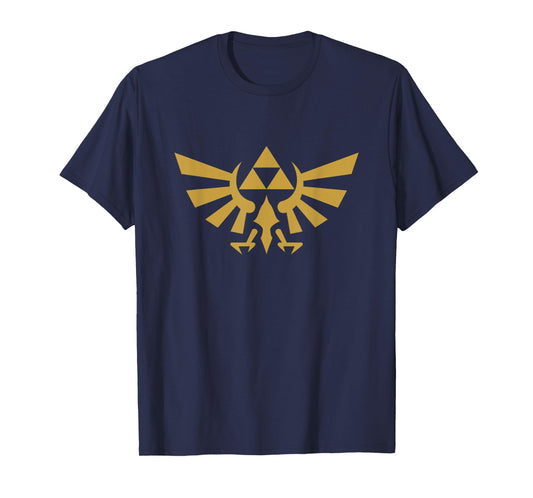 The Legend of Zelda Hyrule Gold Tricolor Shield T-Shirt