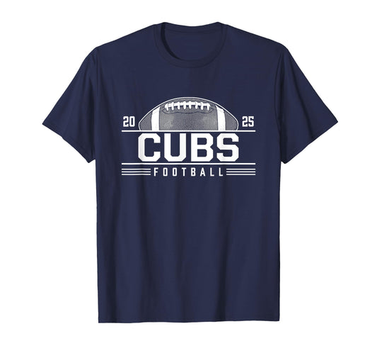 Cubs Brenham Football 2025 HS T-Shirt