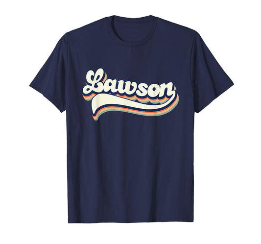 Family Name Lawson Retro Vintage Style Personal Name Lawson T-Shirt