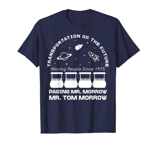 Paging Mr. Morrow, Tomorrow, People, Theme Park Ride, Mover T-Shirt