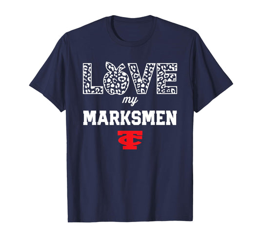 Tell City Marksmen Logo Love My Team HS T-Shirt