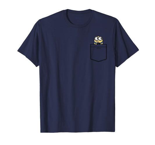Minions Bob Mischievous Smile Pocket Hit T-Shirt
