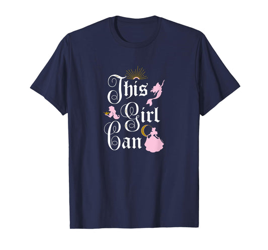 Disney Princess - This Girl Can T-Shirt