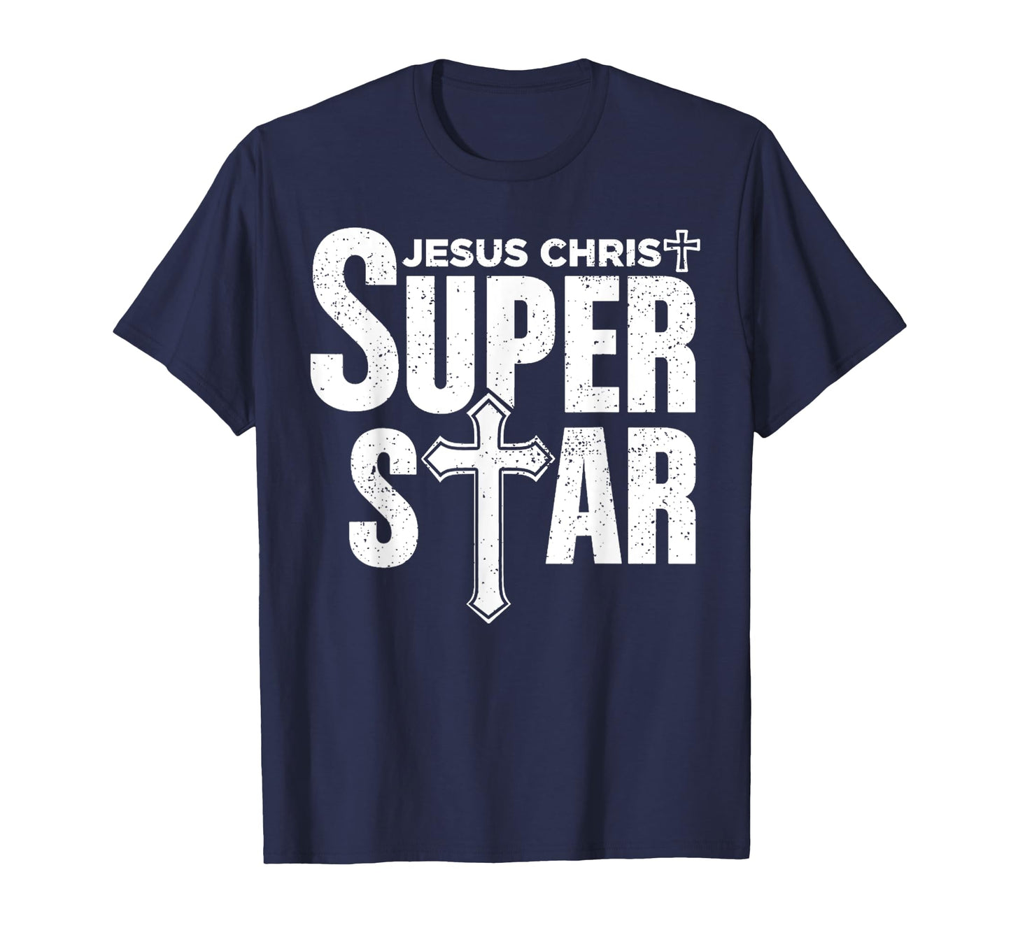 Vintage Jesus Christian Design Jesus Christ Super Star Tee T-Shirt
