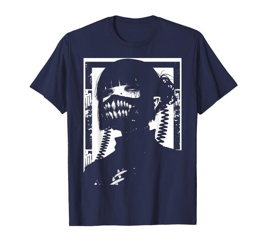 Horror Techwear Ghoul Girl Cybergoth Gothic Anime Manga T-Shirt