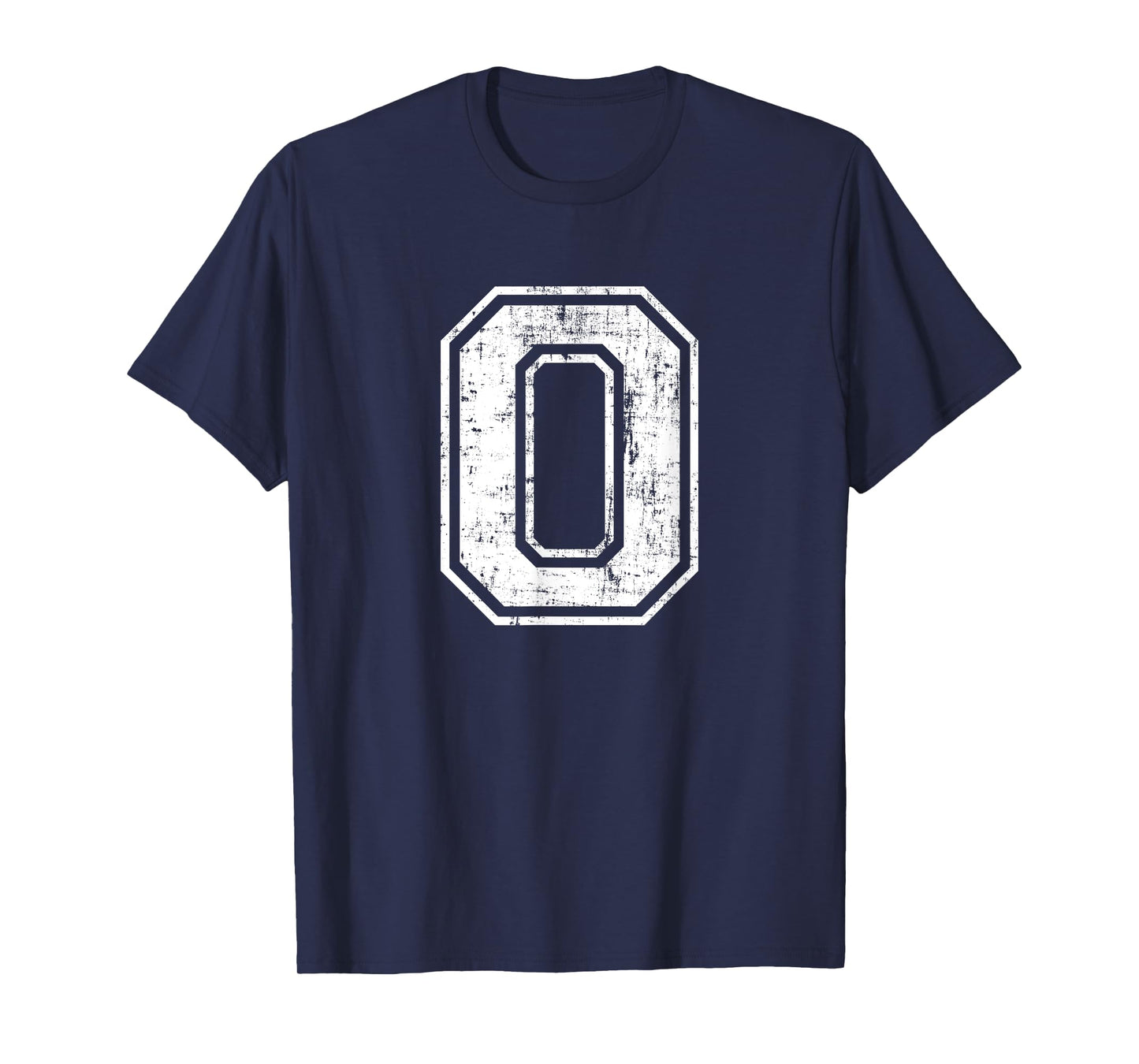 Letter O Uppercase Alphabet Initial School College Varsity T-Shirt