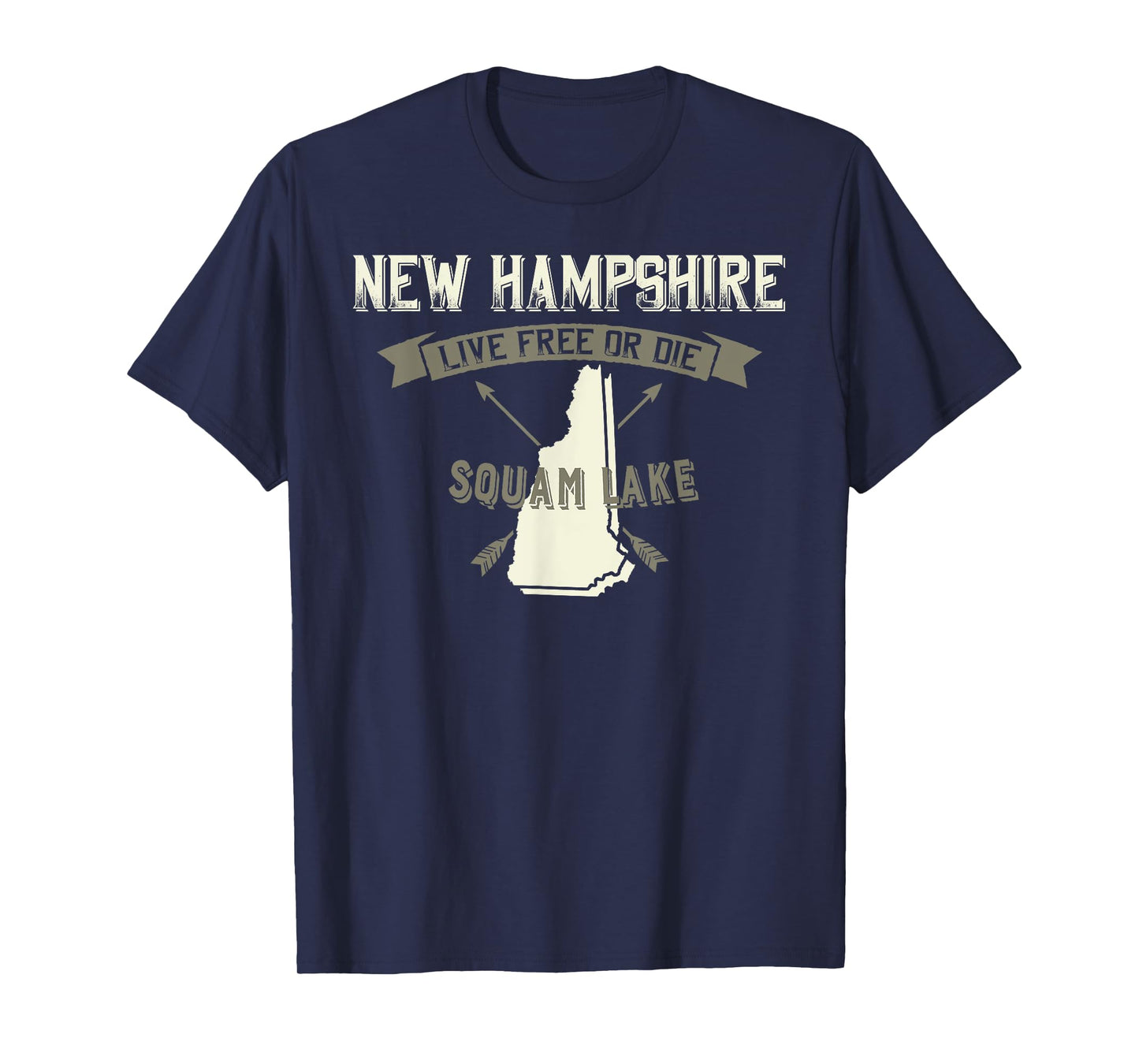 Vintage Squam Lake, New Hampshire T-Shirt T-Shirt
