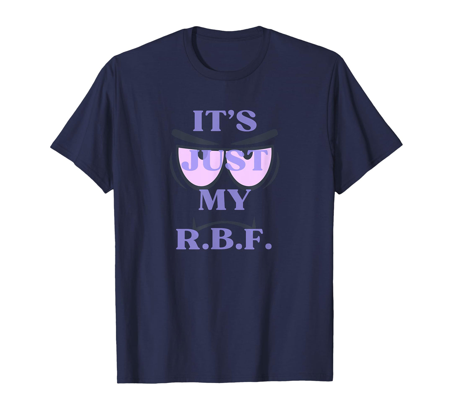 Mens Gym Pump Cover It's Just My RBF Resting Face T-Shirt
