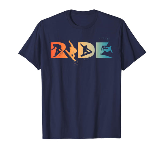 RIDE Snowboarding Funny Snowboard Snowboarder Gift Men Boys T-Shirt