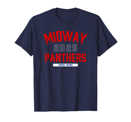 Midway Panthers Waco, Texas 2025 T-Shirt