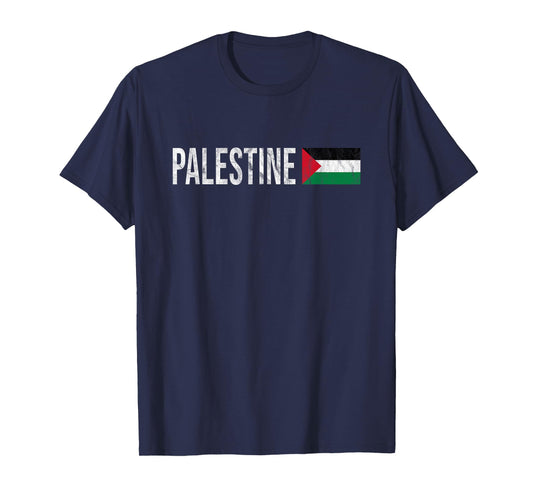 Palestine Flag Souvenir - Retro Palestinian Design T-Shirt