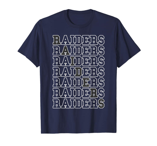 Raiders Vintage Sports Name Design Gifts Men Women Kids T-Shirt