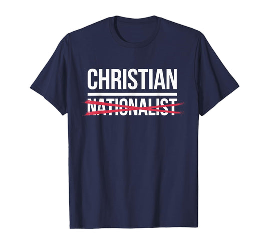 Faithful Believers Against Christian Nationalism Unisex-Adults T-Shirt, Black, Small, Short Sleeve, Modern, Politics, Christian, Faithful Believers