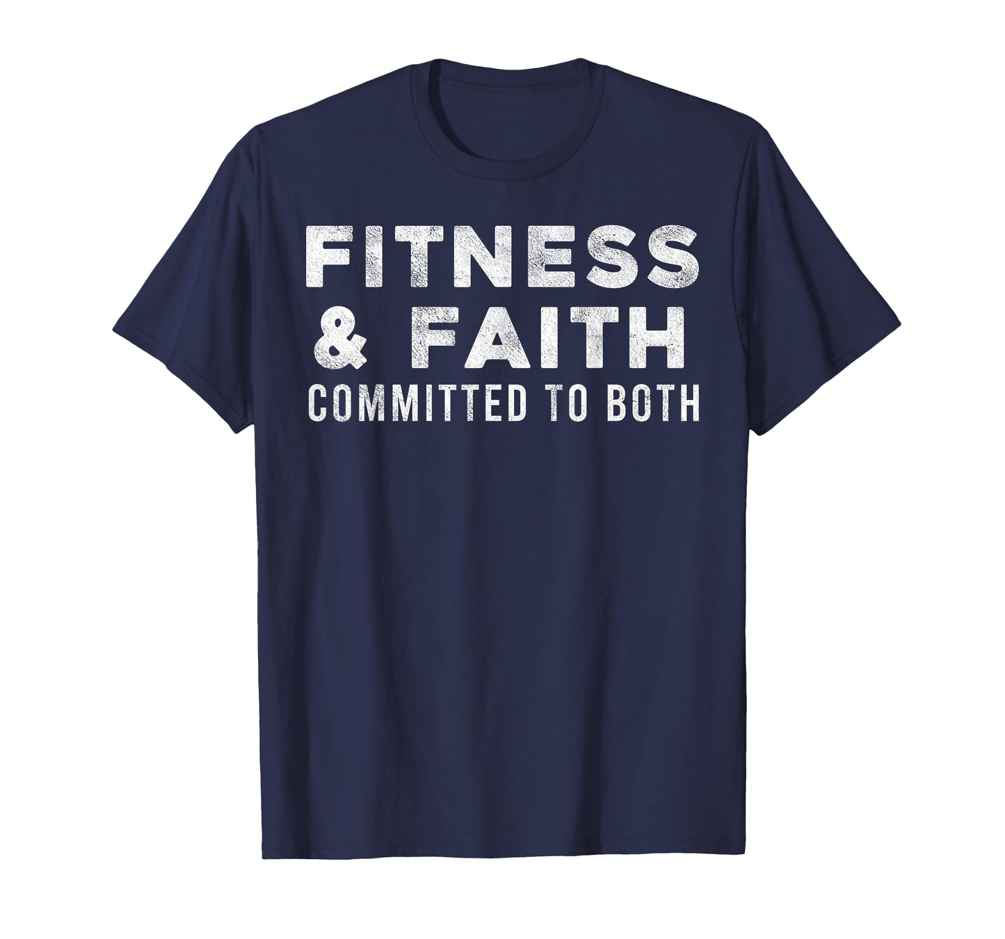 Fitness Training Christian Faith Personal Trainer Gym Addict T-Shirt