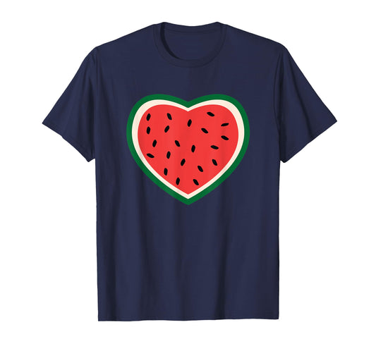 Palestine Watermelon Vintage Palestinian Colours T-Shirt